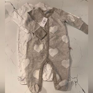 Baby Gap set of 2 heart print pajamas First Favorites